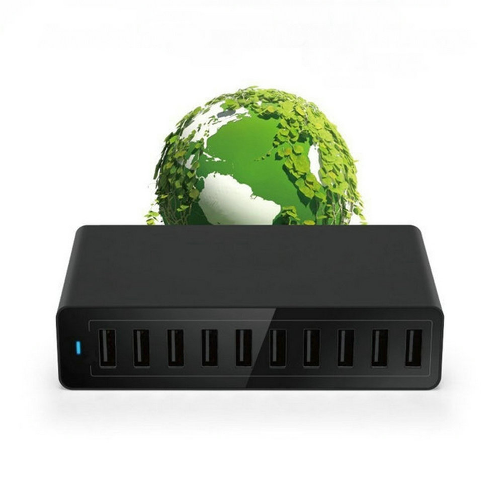 60W multi-port USB charger, 10-port USB charger, suitable for Apple, Huawei and Android mobile phone chargers Application Scenario