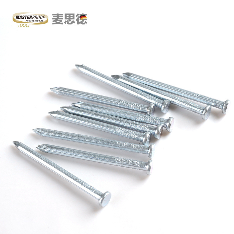 German (MASTERPROOF) steel nails, cement nails, floor nails, iron nails, hanging paintings, round nails, foreign nails, wall nails, painting nails Application Scenario
