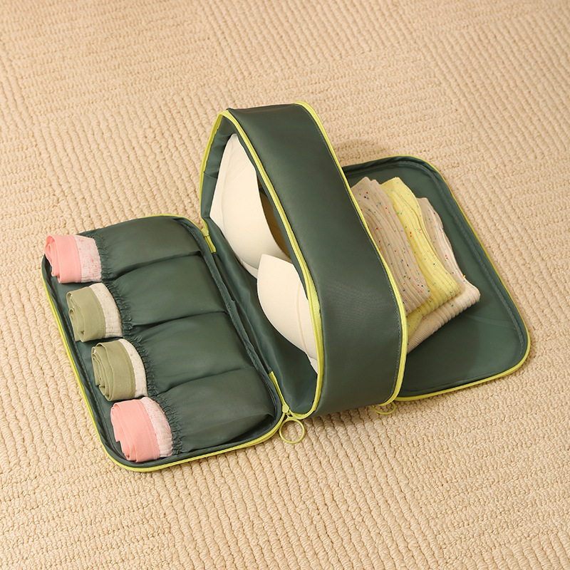 Dopamine large-capacity underwear storage bag, travel storage bag, popular multi-functional three-in-one sock storage bag Specification drawing