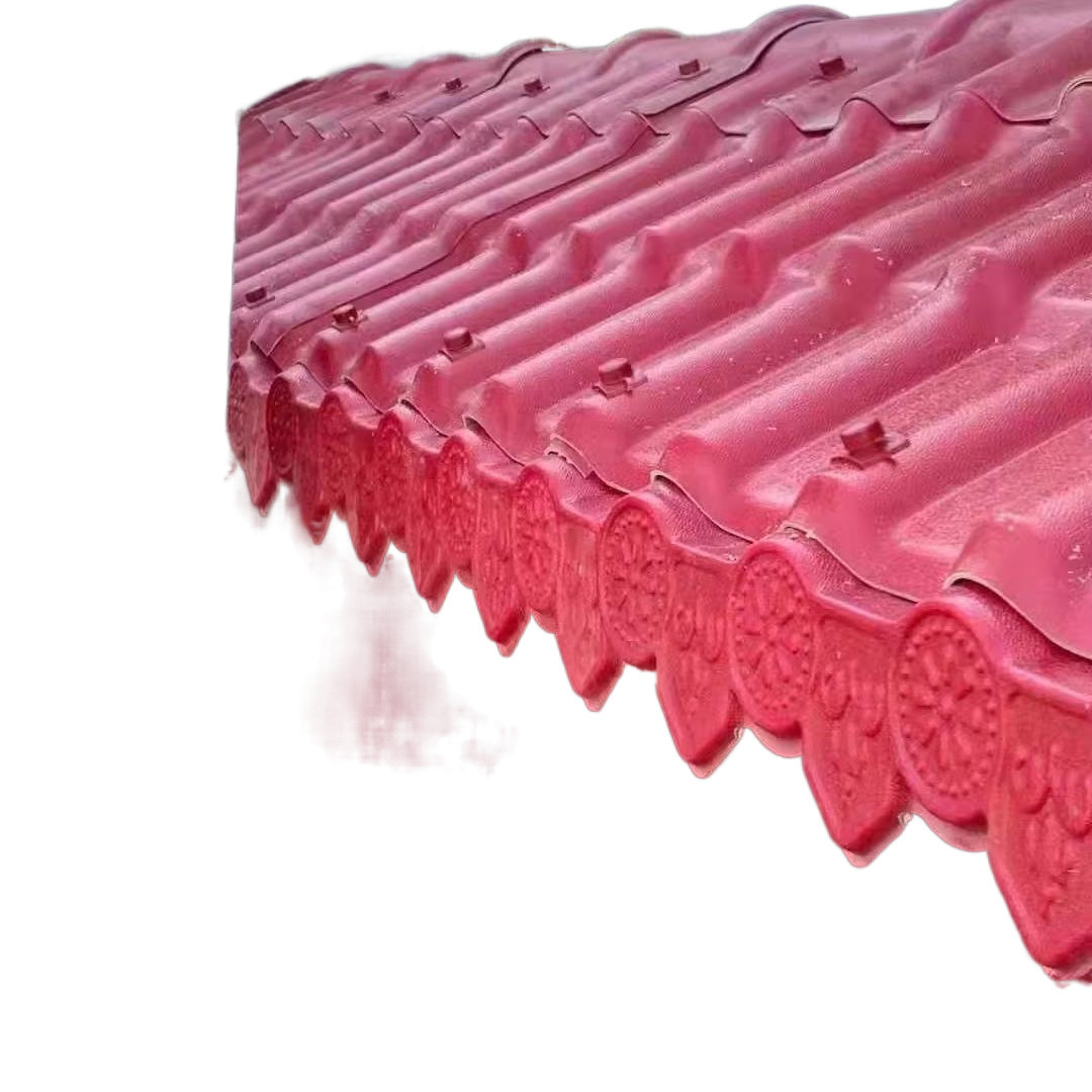 Drip eave synthetic resin tile accessories, grooves, lace strips, eave edge drip board tiles, antique hanging eave tiles, eave mouth tiles Item Picture