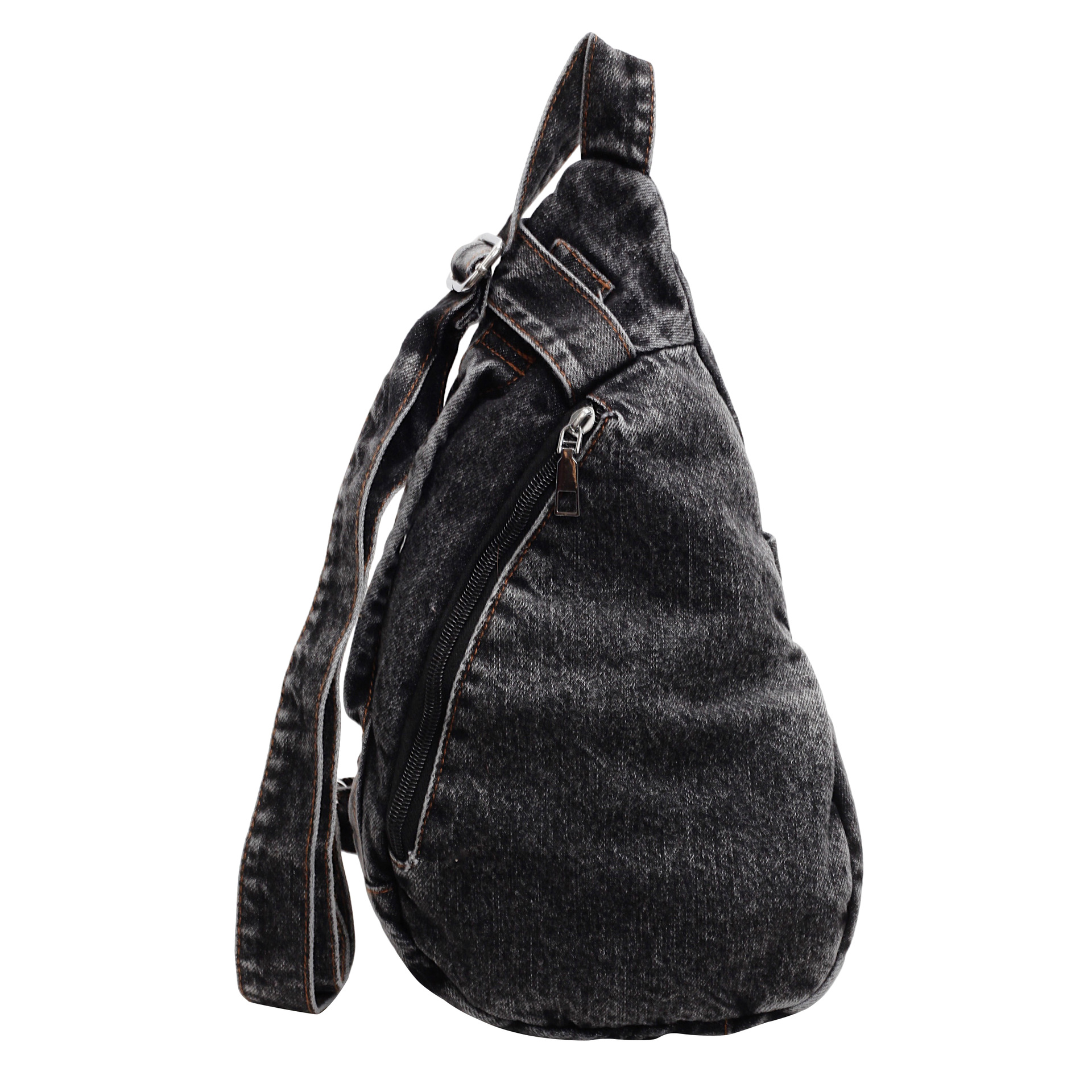 Denim fashion crossbody small bag for women 2024 new winter niche design Versatile chest bag for commuting single-shoulder bag Item Picture