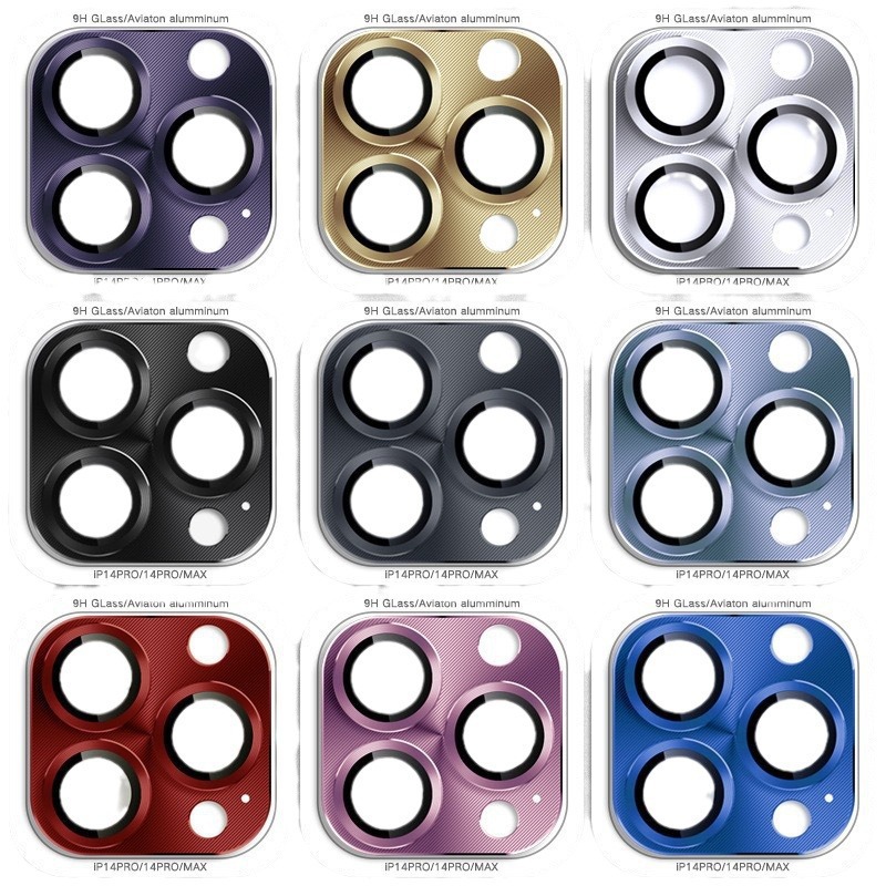 Applicable to iPhone15 lens film, Apple 14plus all-in-one armor film, 13promax full-coverage metal protective film Item Picture