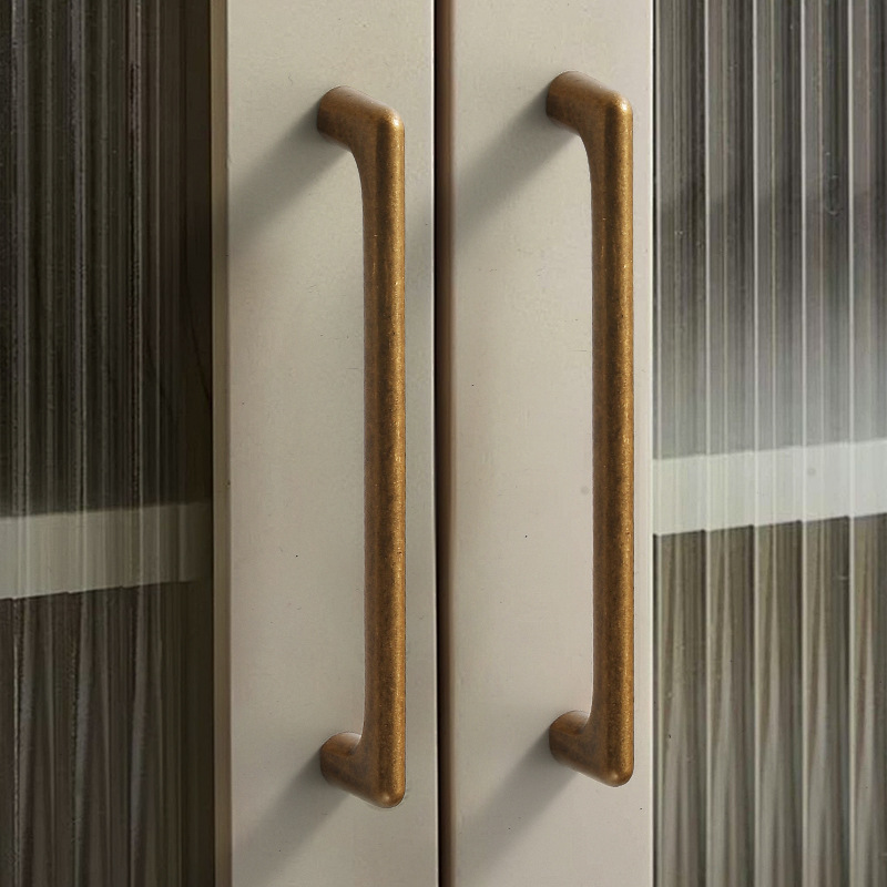 Nordic gold cabinet and wardrobe handles, grey and black shoe cabinet door small handles, round drawer single-hole handles Specification drawing