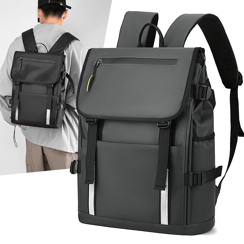 New cross-border backpack, business men's computer bag, fashionable and breathable casual bag, outdoor backpack, high-end schoolbag full figure