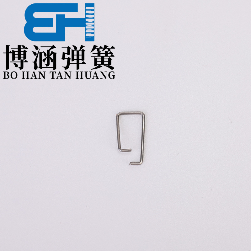 Wholesale of stainless steel square spring clips, elastic buckles, spring clips, special-shaped bolts, commercial bending machine hardware parts manufacturers undefined