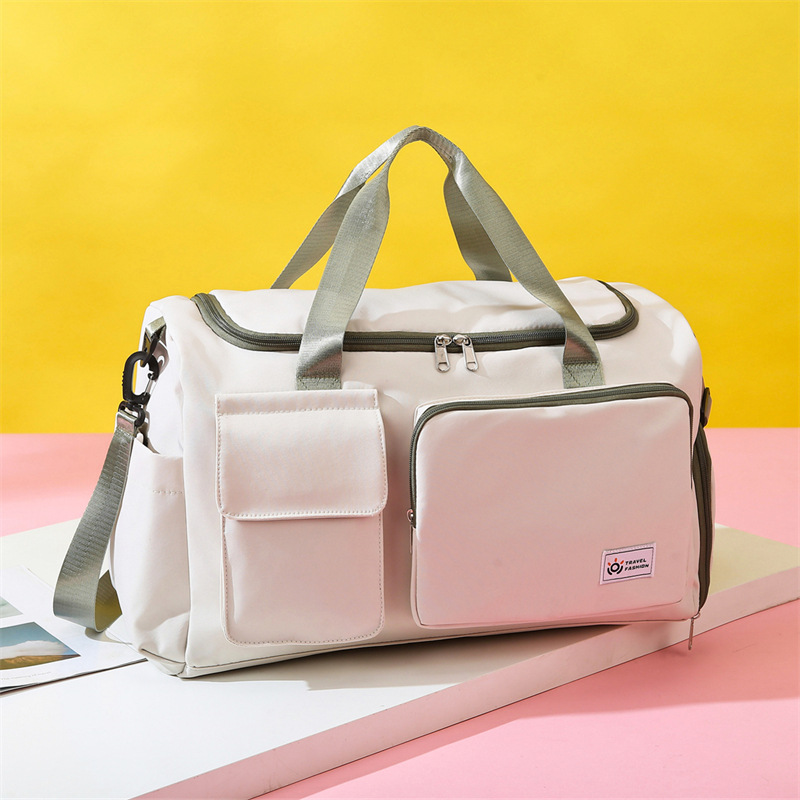 Travel bag for women, large-capacity portable, lightweight and waterproof luggage bag, short-distance business trip and travel boarding bag, maternity storage bag full figure