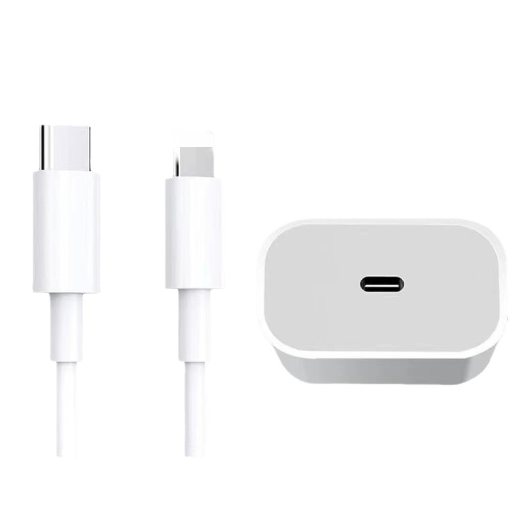 PD20W fast charging is suitable for Apple phone charger data cable set, iPhone charging head type-c, US specification Item Picture