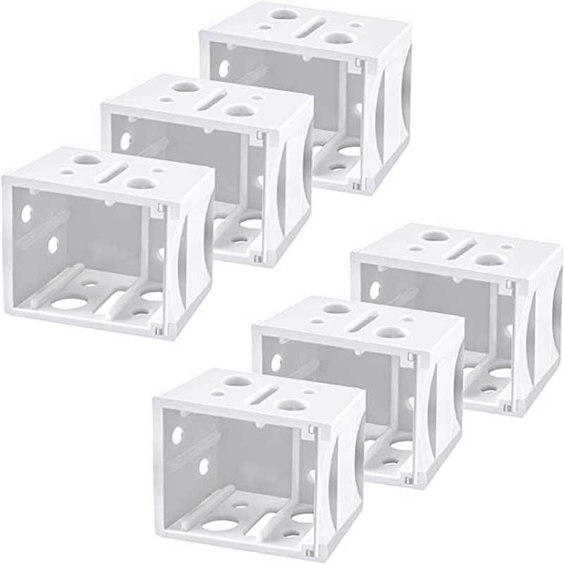 Cross-border retail of 6 sets of curtain end installation code accessories, Venetian blind plastic installation accessories full figure
