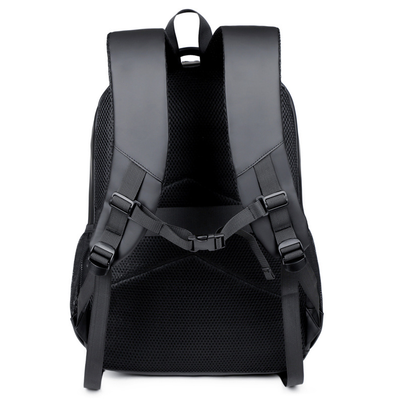 A simple, large-capacity, multi-functional computer bag for men, a business and casual backpack with LOGO printing, and a backpack for business trips and travels Specification drawing