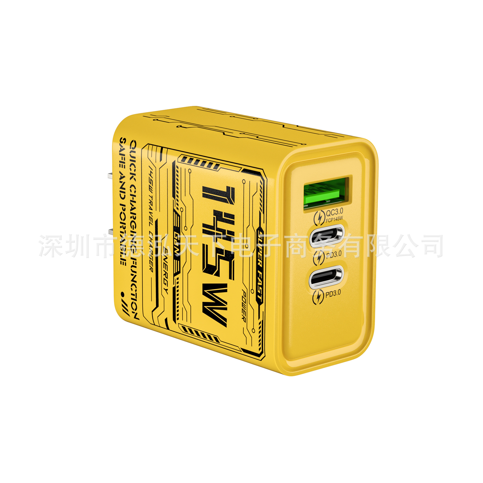 The Mecha Silver Port 145W charger is suitable for Apple and Android phones with a 5v2a 12w plug and ACC multi-port charging head Application Scenario