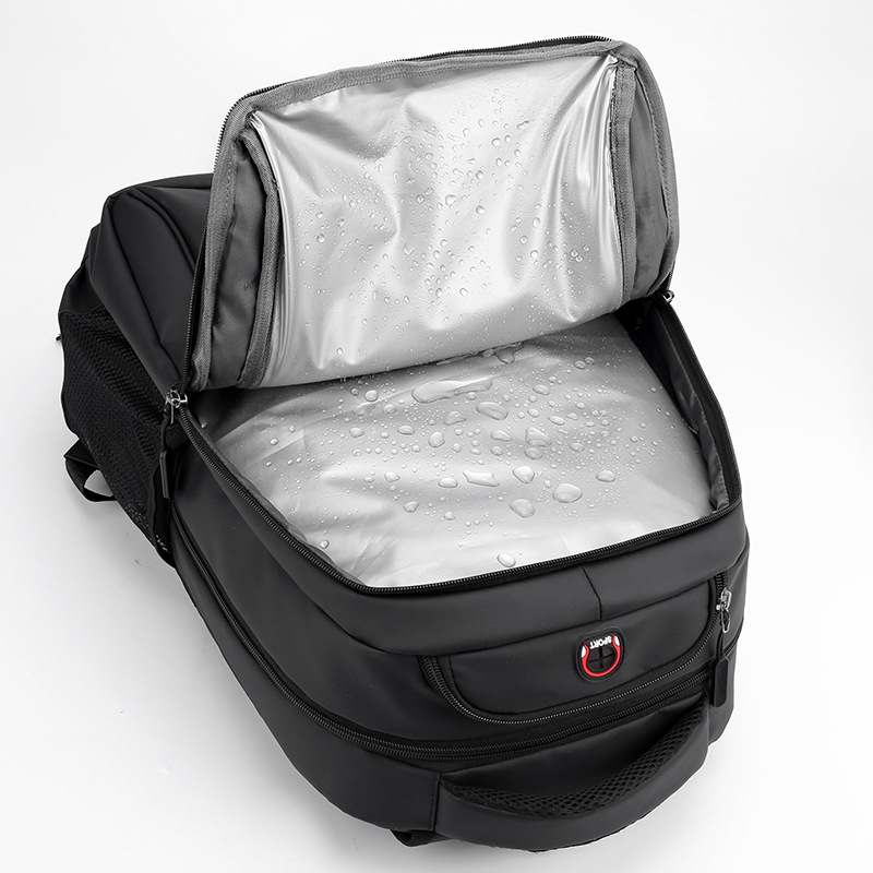 【 Customized 】 Cross-border computer backpack, men's high-end backpack, Black large-capacity schoolbag Backpack Application Scenario
