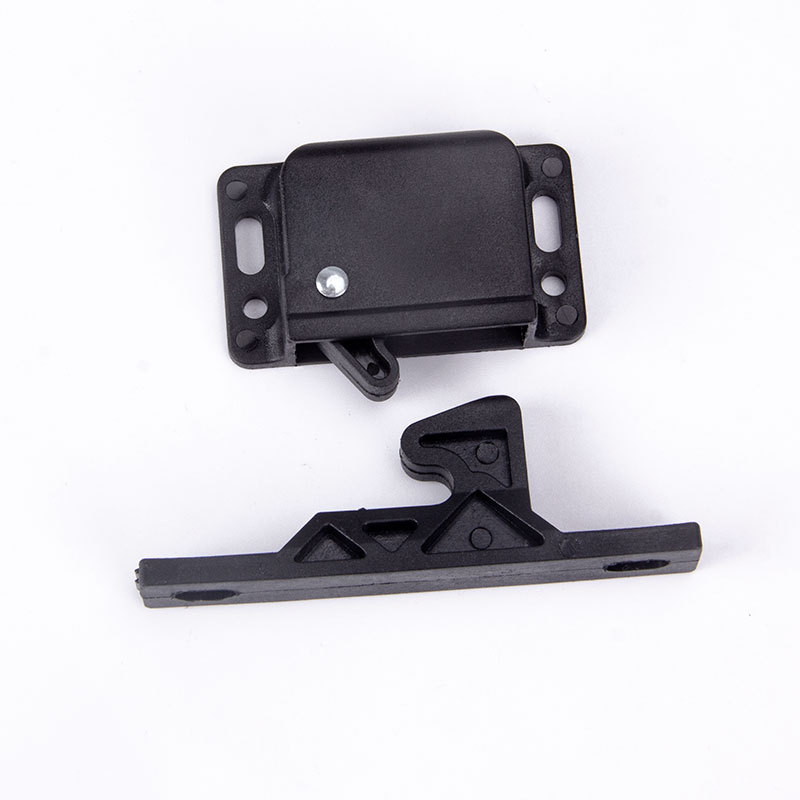 Hot-selling plastic door latch cabinet door automatic opening spring hook lock, impact type RV drawer lock knuckle snap Application Scenario