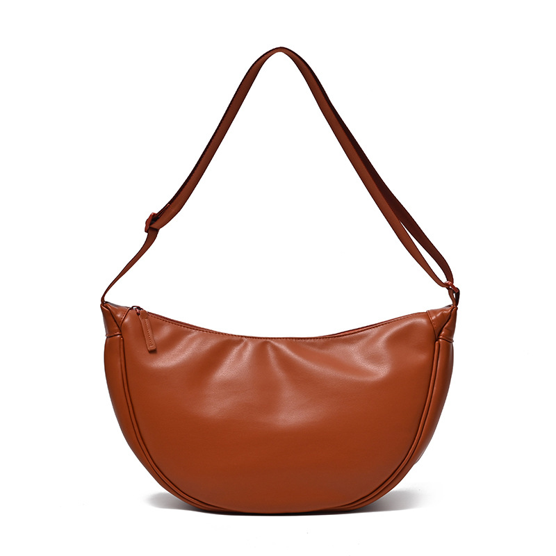 The 2024 new model of the women's crossbody bag features a large capacity and a niche design. It is a high-end, retro single-shoulder dumpling bag Item Picture