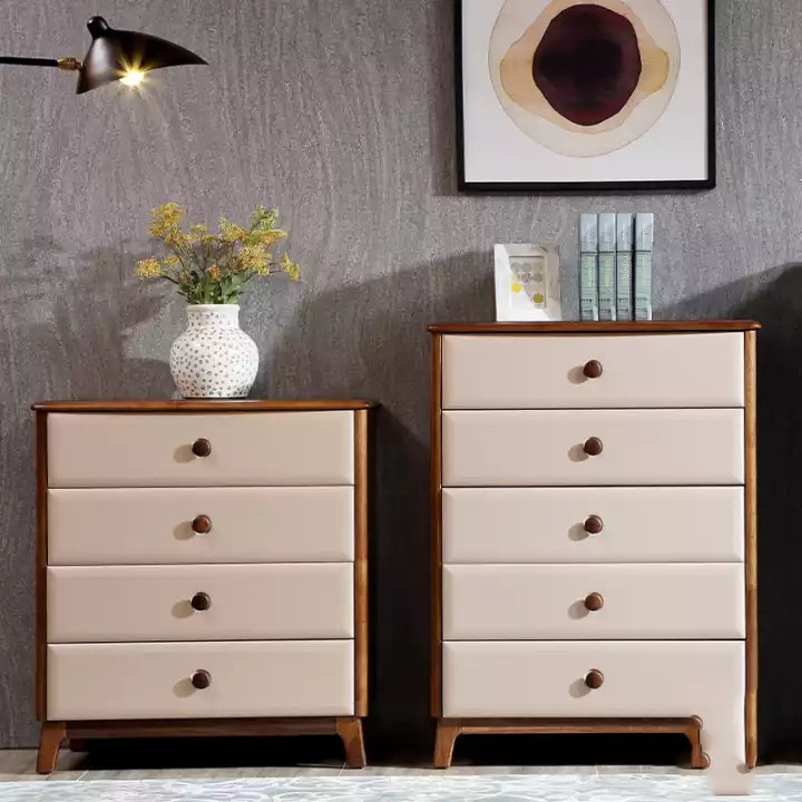 Solid wood wardrobe handles, Nordic modern and simple cabinet doors, cabinet doors, wooden handles, small solid wood drawers, push-pull Specification drawing