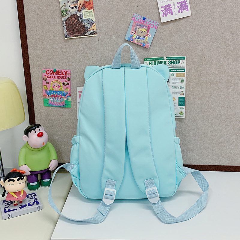 High appearance level 2024 autumn/winter new Japanese-style cute large-capacity casual and versatile student soft girl backpack for girls Specification drawing