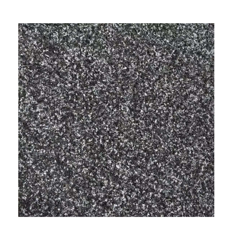 Sesame black flamed slab, granite with litchi surface, engineering stone slab, marble, road engineering paving stone Item Picture