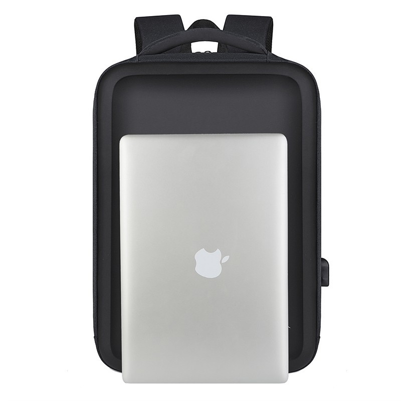 Cross-border styling men's business computer bag, double-shoulder high-end, large-capacity Oxford fabric commuting short travel backpack Item Picture