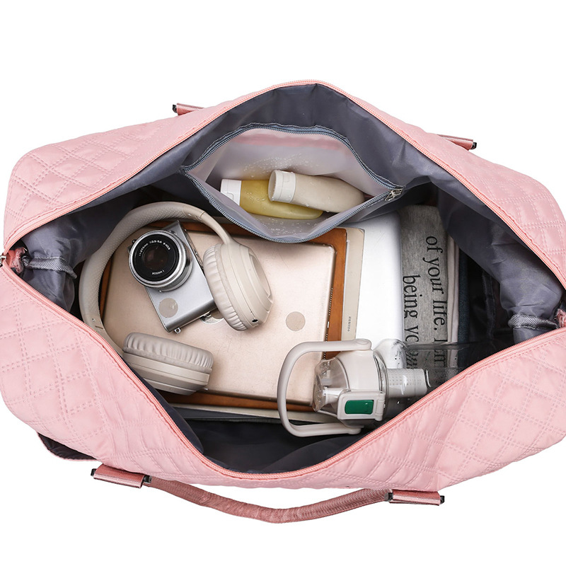 Short trip mother and child bag, large capacity for women, travel storage, light and convenient luggage, hospital waiting bag, yoga and fitness bag details Picture