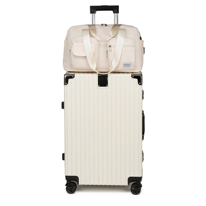 New cross-border travel bag: large-capacity, lightweight, dry-wet separated luggage bag, fashionable and durable men's and women's sports and fitness bag Item Picture