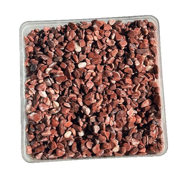 Factory wholesale carmine red stone floor adhesive for road surface, red stone paving for decoration and landscaping, universal carmine red Item Picture