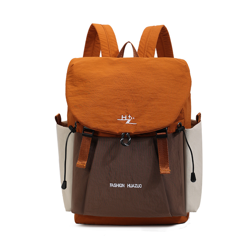 Cross-border travel backpack for women, large capacity, casual and lightweight, commuting backpack, simple and versatile girls' schoolbag Item Picture