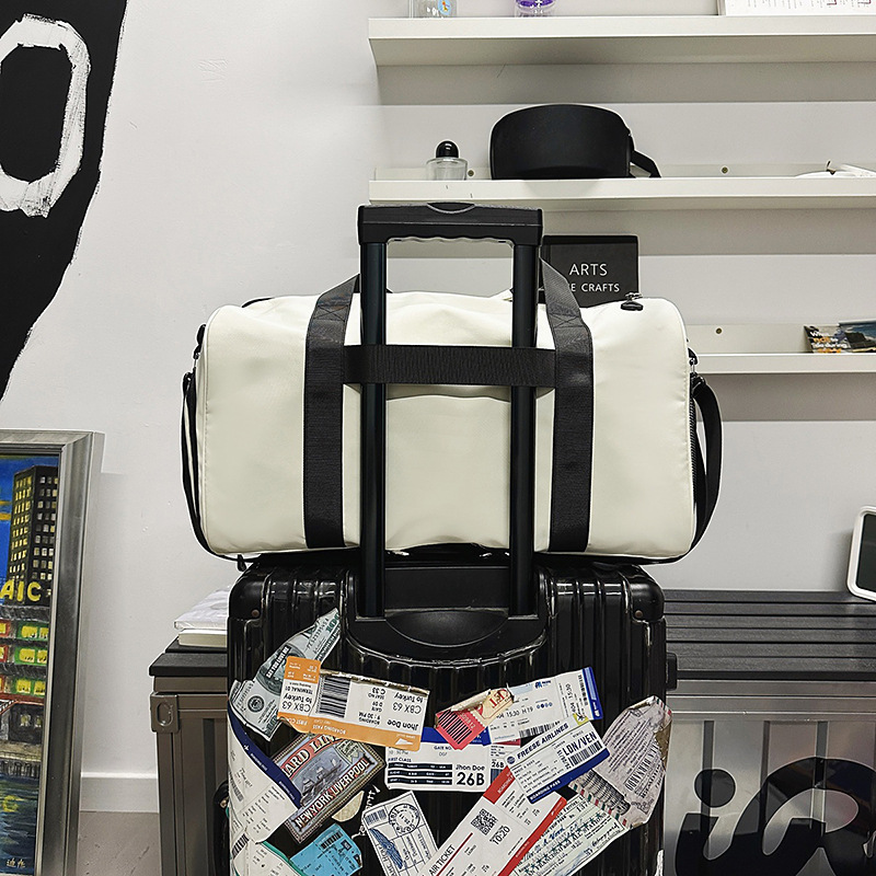 Cross-border yoga and fitness bags, dry and wet separation swimming bags, sports bags, short travel bags, large-capacity carry-on luggage bags Specification drawing