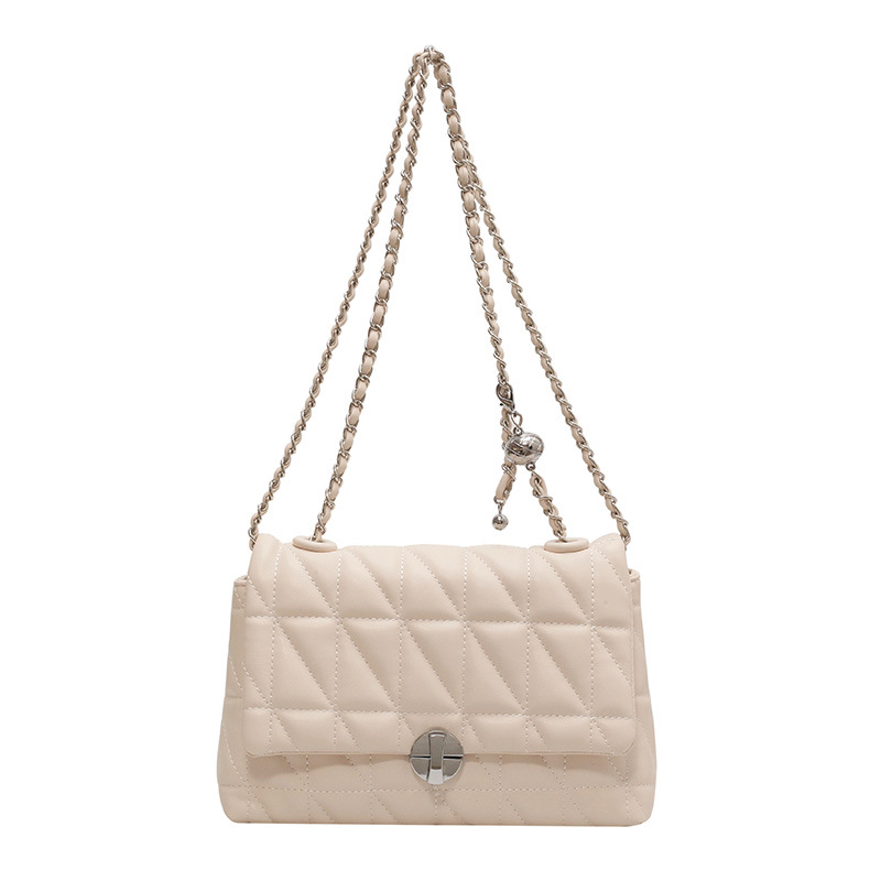 High-end texture, versatile summer women's bag 2023 new style, Korean diamond-shaped style chain, niche but super popular, single-shoulder armpit Item Picture