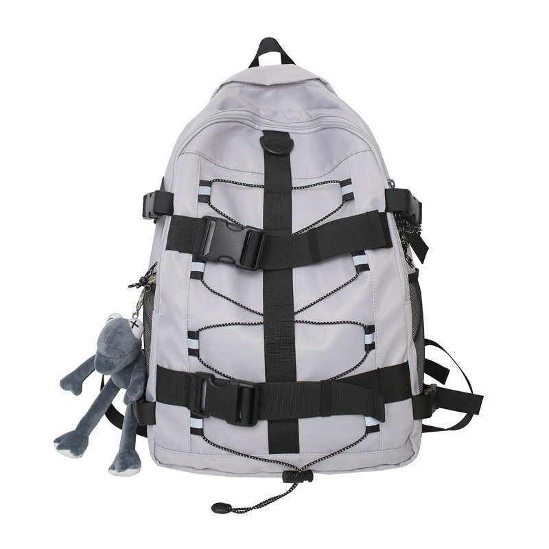 2025 New trendy brand backpacks for men and women, cool backpacks for casual junior high school and college students, and personalized skateboard bags Item Picture