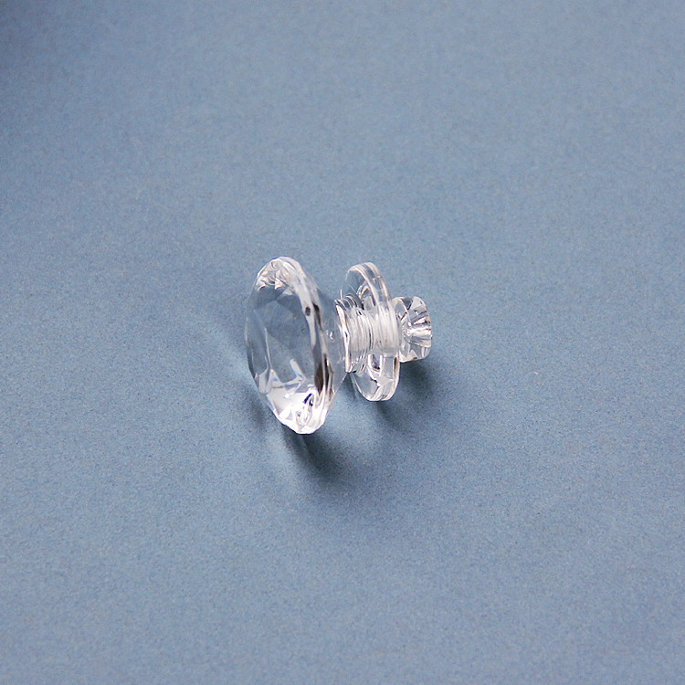 Acrylic handle with screws, tapped single-hole transparent small handle, solid crystal plastic organic handle Application Scenario