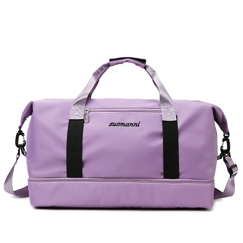 Fashionable portable short travel bag, women's fashionable lightweight waterproof luggage bag, men's business trip fitness storage carry-on bag full figure
