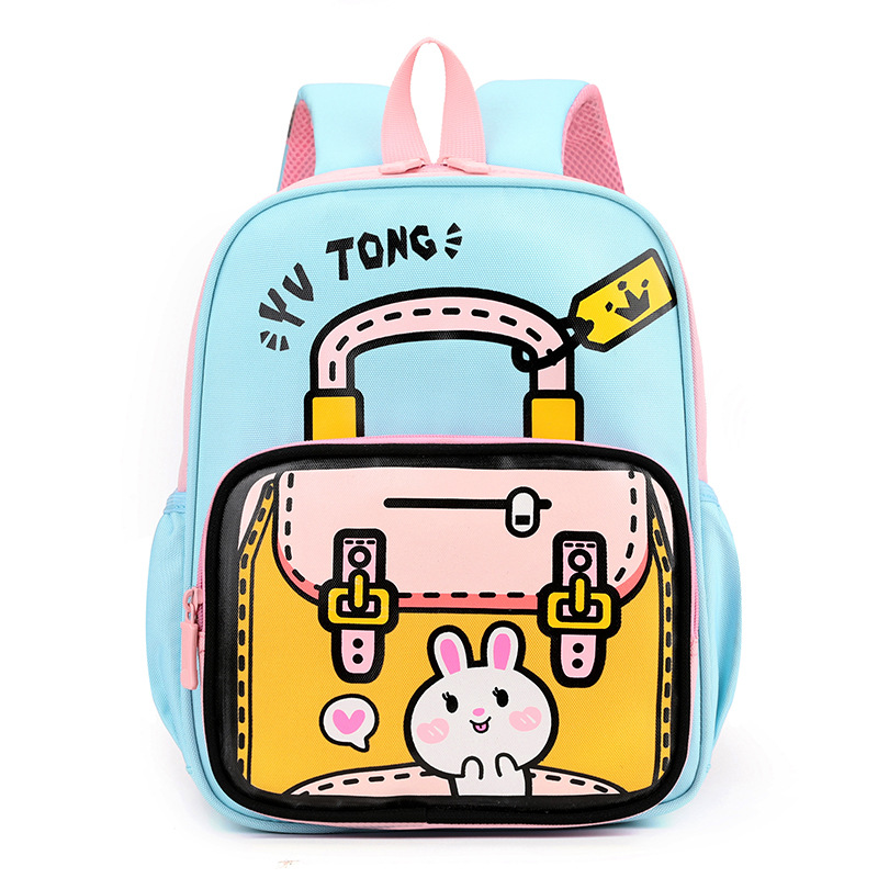 Cross-border children's schoolbags and kindergarten schoolbags, new cartoon cute boys' and girls' backpacks, lightweight and load-reducing backpacks Specification drawing