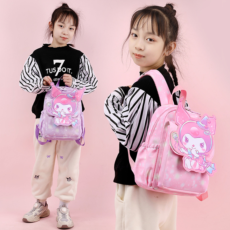 Kindergarten schoolbag for girls aged 3-6, cartoon, cute, lightweight, back-protecting princess, high appearance level children's backpack for small and middle classes details Picture