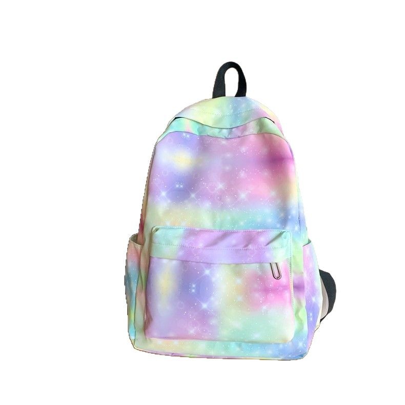 Wholesale of 2025 new backpack printed graffiti multi-piece set, lightweight and large-capacity backpack for middle school students Item Picture