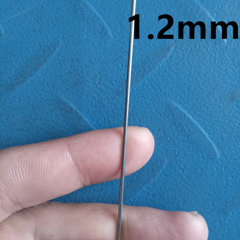I black carbon steel wire electrician wire threading, construction site household wire threading, network cable 1.2/1.6mm leader full figure