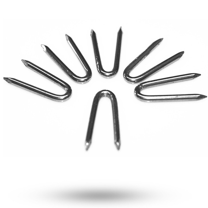 5ZW saddle nails, U-shaped nails, iron nails, steel wire mesh, iron mesh special nails, fence nails, wooden nails are used to fix things details Picture