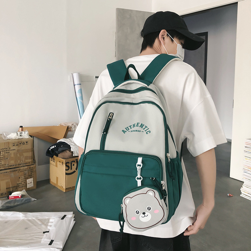 Mini Japanese-style lightweight backpack for children and primary and secondary school students during study Tours and outings Specification drawing