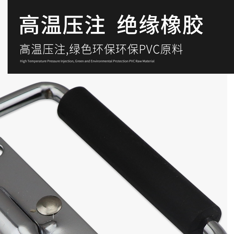 Wooden box ring handle, industrial equipment box handle, 304 stainless steel spring folding handle, toolbox movable handle Application Scenario