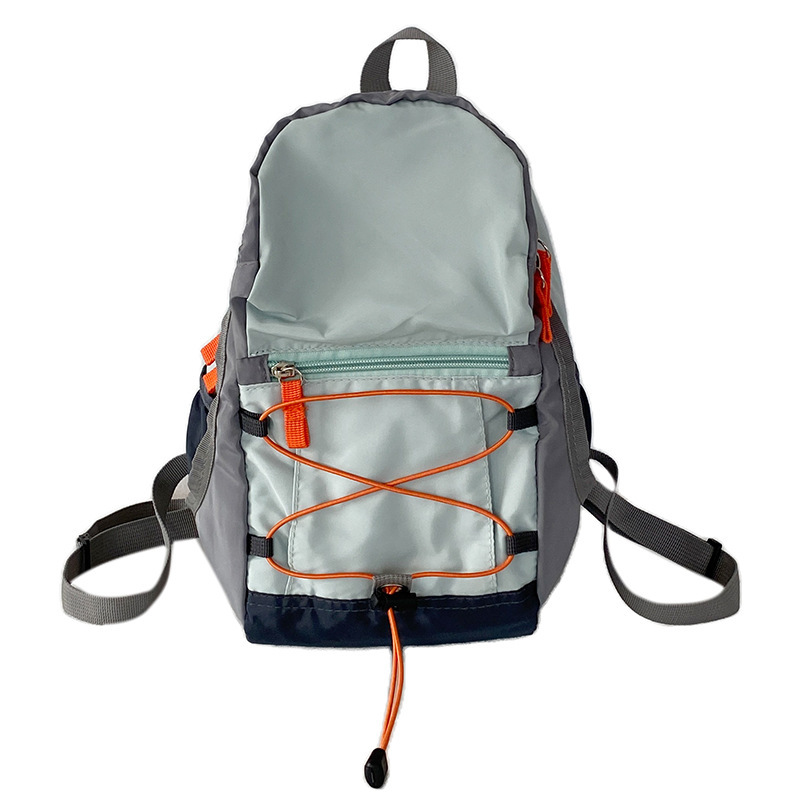 Outdoor backpack, drawstring mini casual bag, lightweight and versatile travel and mountaineering bag, women's lightweight travel small backpack Item Picture