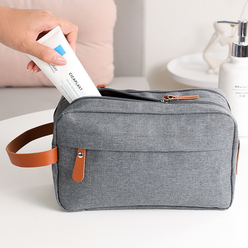 Cationic travel storage bag, compartmentalized toiletry bag, portable makeup bag, large capacity, portable for men on business trips Specification drawing