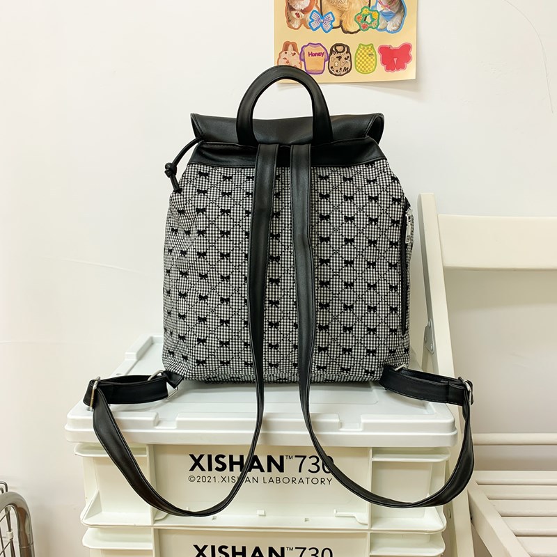 Cute girl schoolbag, junior high school girl, college student 2024 new style backpack, Instagram niche Japanese style versatile backpack Specification drawing