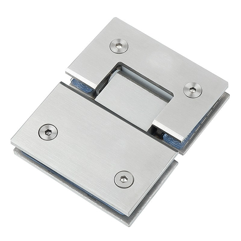Factory wholesale of 304 stainless steel swing hinges, hinge glass bathroom shower room frameless glass door hinges and hardware Item Picture