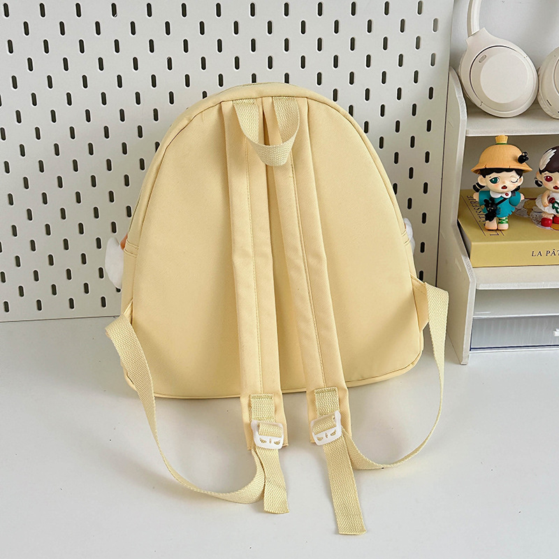Ins-style fashionable and cute schoolbag for girls, Japanese-style soft girl cartoon backpack, versatile, student travel lightweight backpack trend Specification drawing
