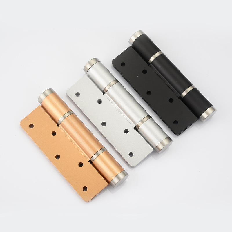 Invisible door hinge, aluminum alloy swing opening, hydraulic damping buffer hinge, automatic door closer, multi-functional 5-inch hinge Application Scenario