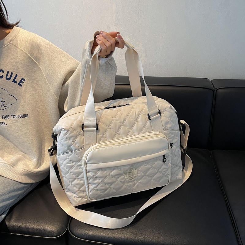 Cross-border leisure travel large handbag for women, lightweight Korean-style crossbody fitness bag, large-capacity dry and wet separation luggage bag full figure
