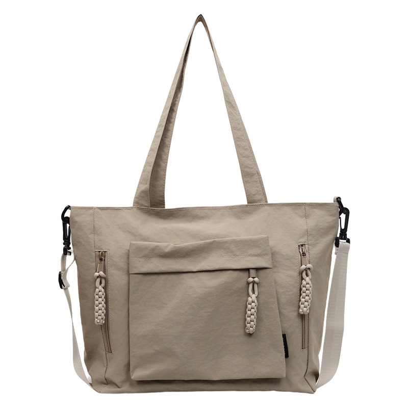 Women's cross-border handbag trend 2025 Spring New Design Nylon fabric bag large capacity single-shoulder crossbody bag Item Picture