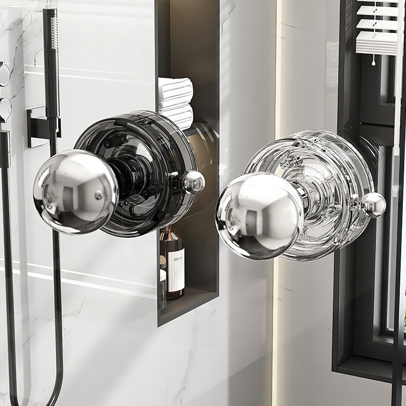 Glass sliding door handle, no need for drilling, bathroom, powerful suction cup door handle, balcony, wardrobe sliding door handle full figure