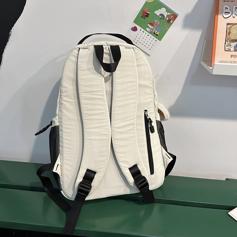 2024 New style backpack for women: Simple and versatile, large-capacity outdoor travel backpack, schoolbag for junior high school, senior high school and college students, and for men Specification drawing