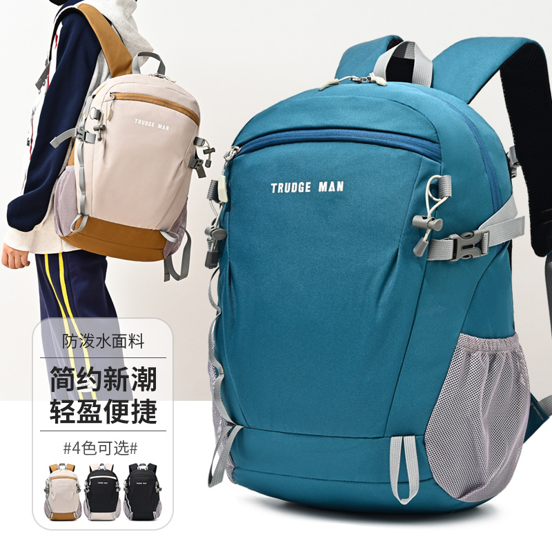 The new large-capacity casual Oxford cloth mountaineering backpack for primary school students, featuring cross-border travel backpacks full figure