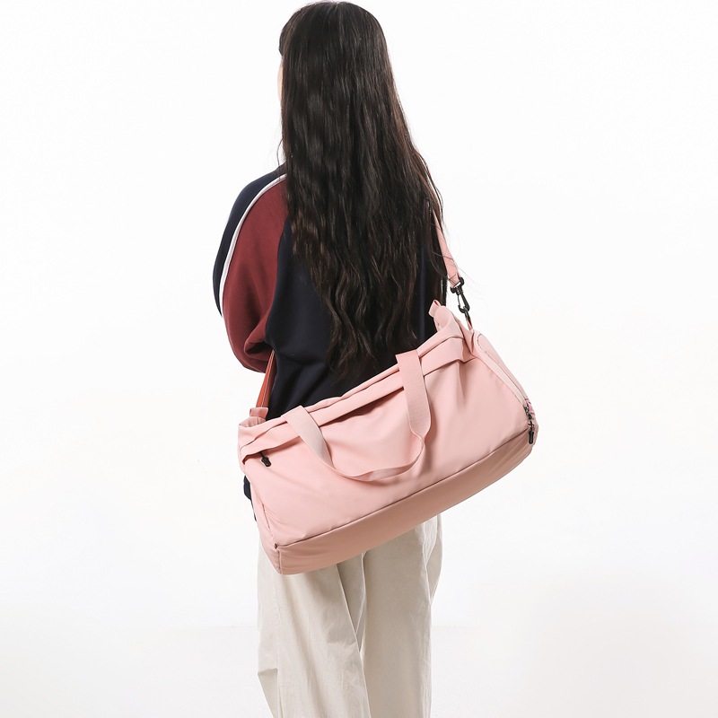 Trendy single-shoulder bags for couples, large-capacity dry and wet separation travel bags, sports and fitness, women's yoga crossbody bags details Picture