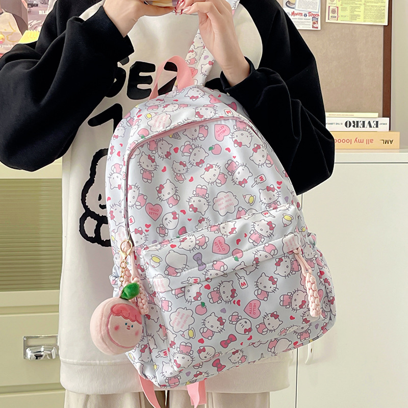 Cross-border high-appearancelevel schoolbag for girls, junior high school, senior high school and college students, large-capacity backpack, lightweight schoolbag for primary school students Application Scenario